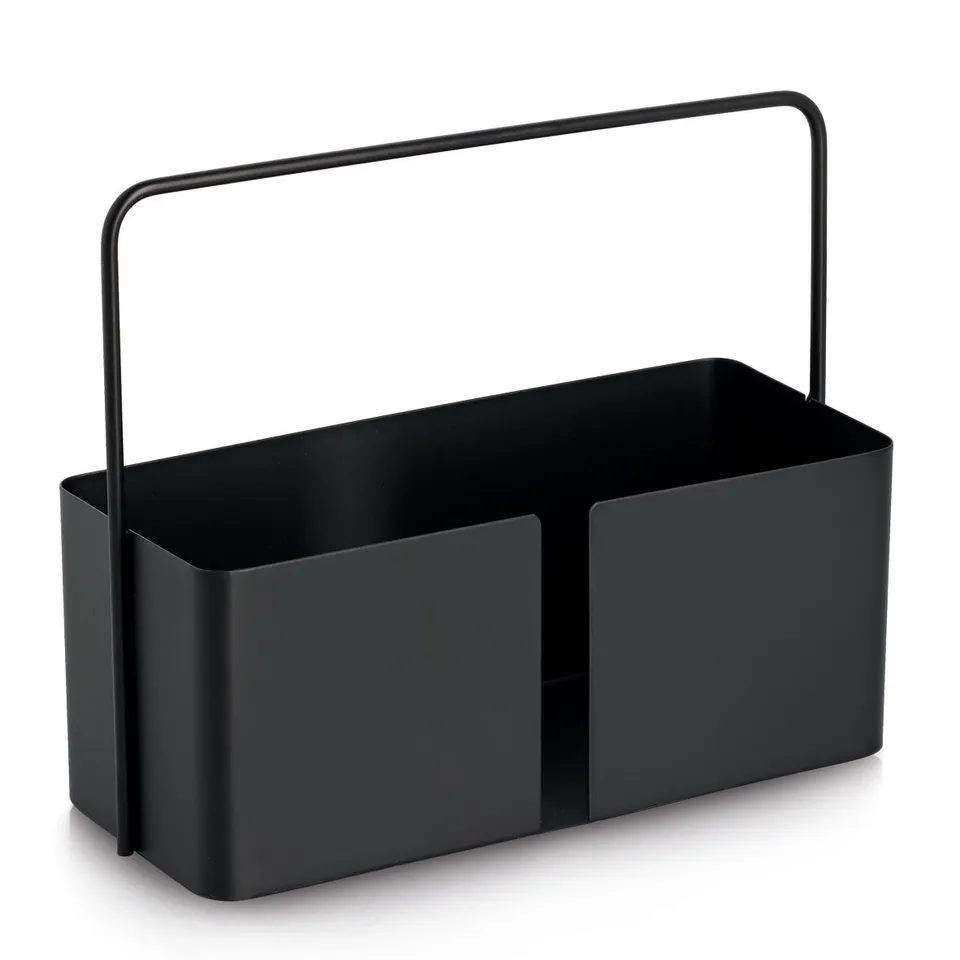 zeller-present-tragekorb-metall-schwarz image 1