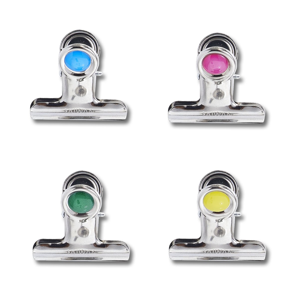 zeller-office-magnet-set-clips-4-tlg-metall image 1