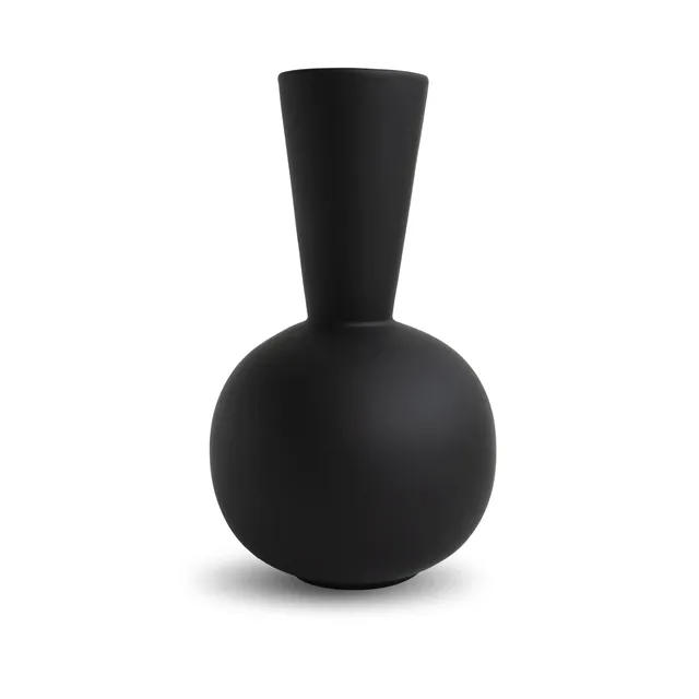 cooee-design-trumpet-vase-keramikvase-schwarz-30-cm image 1