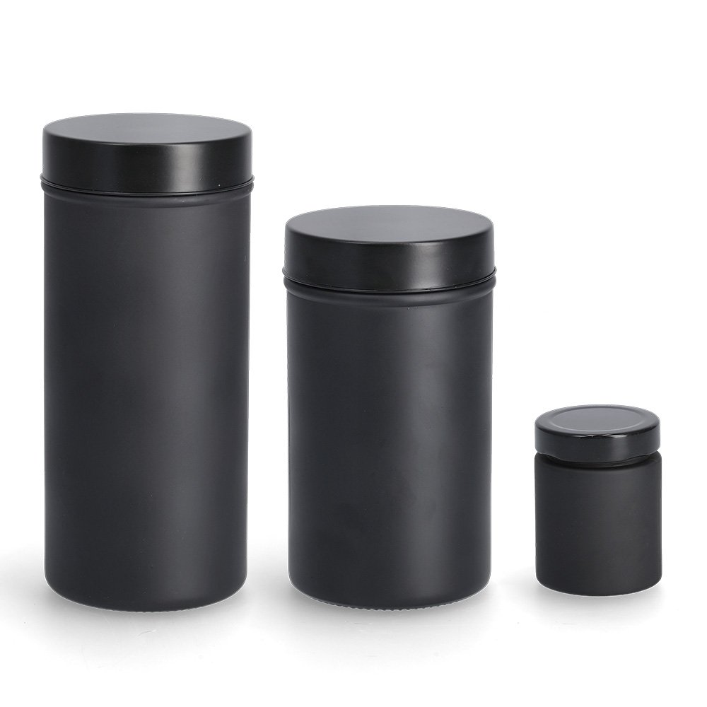 zeller-present-k-che-vorratsglas-900-ml-schwarz image 2