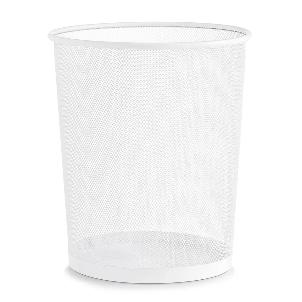 zeller-present-office-papierkorb-mesh-wei-drahtmetall-b-ro image 1