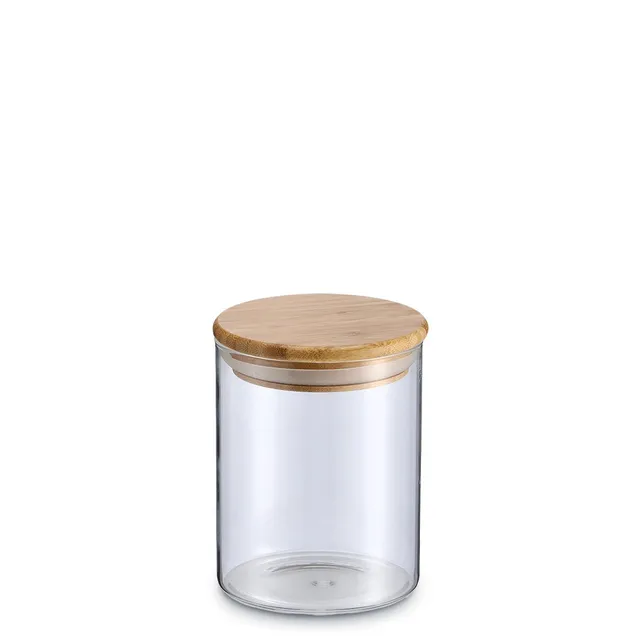 zeller-present-k-che-vorratsglas-bambusdeckel-750ml image 1