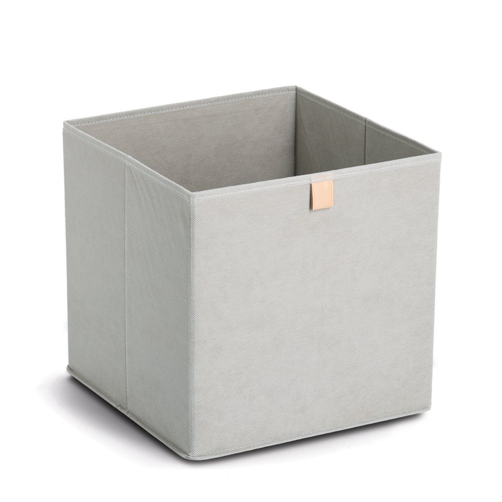 zeller-present-home-living-aufbewahrungsbox-vlies-grau-faltbar image 1