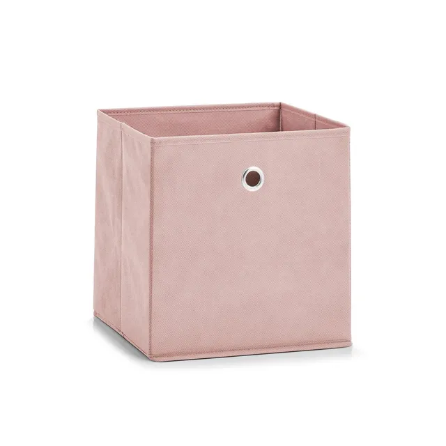zeller-present-home-aufbewahrungsbox-vlies-ros-faltbar image 1
