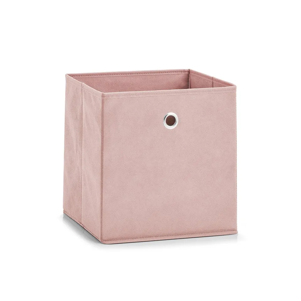 zeller-present-home-aufbewahrungsbox-vlies-ros-faltbar image 1