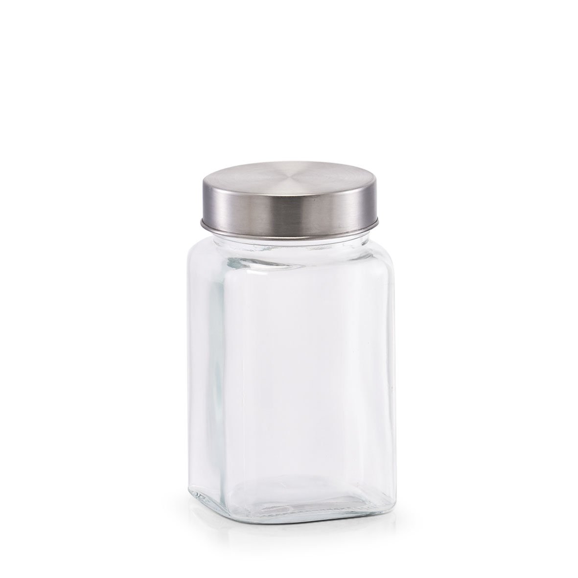zeller-present-k-che-vorratsglas-420-ml-mit-edelstahldeckel image 1