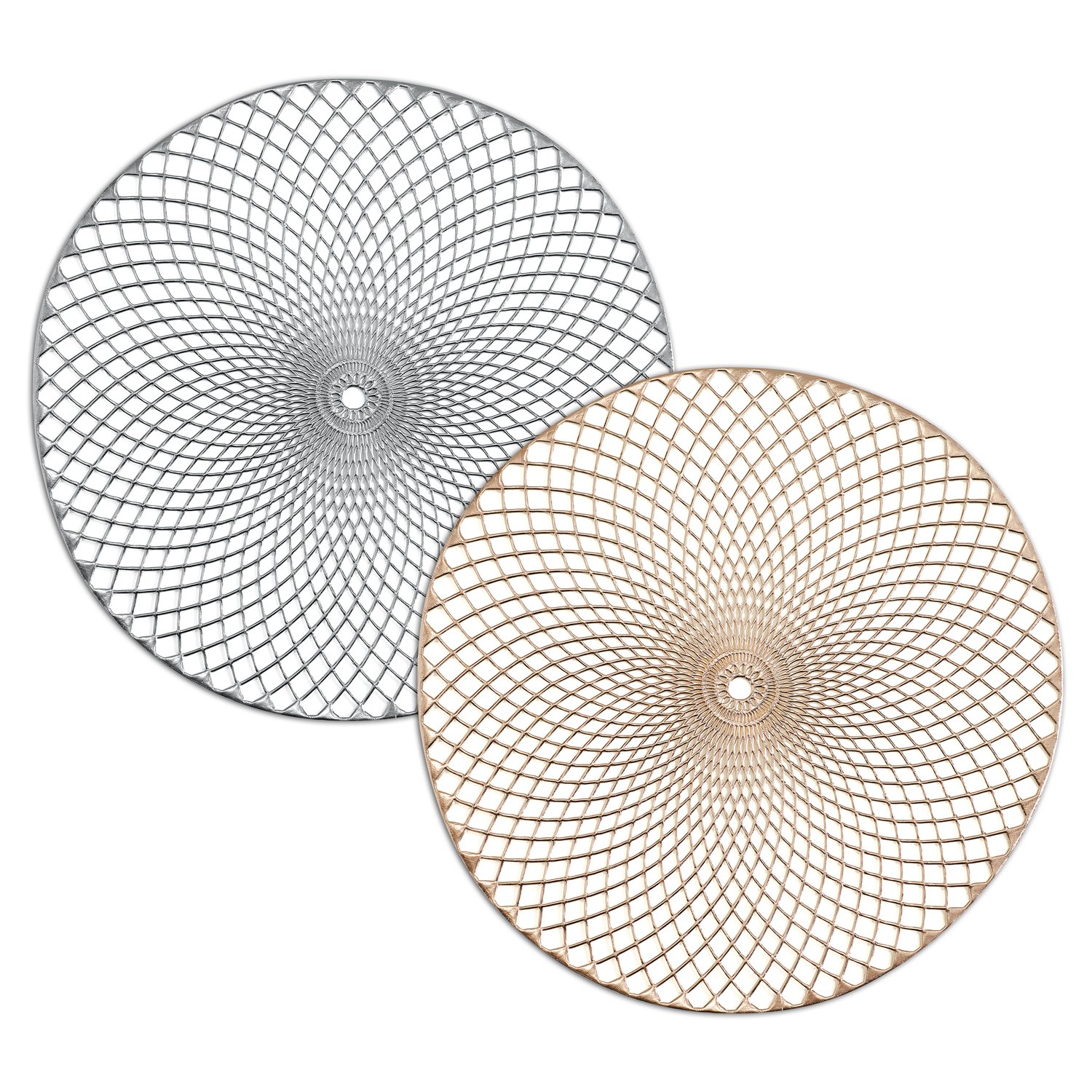zeller-present-mandala-platzset-gold-tischset-kunststoff image 2