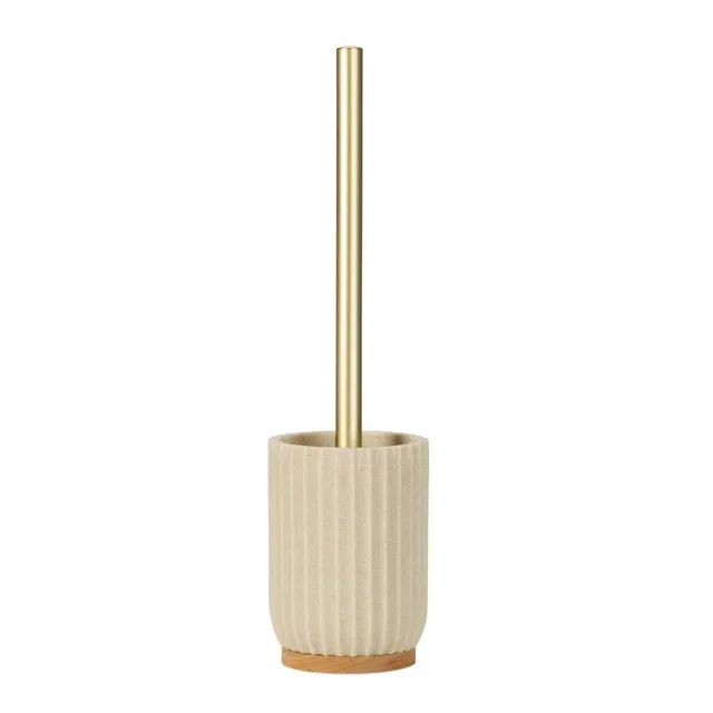 andrea-house-wc-b-rste-holz-resin-beige-mit-halter image 1