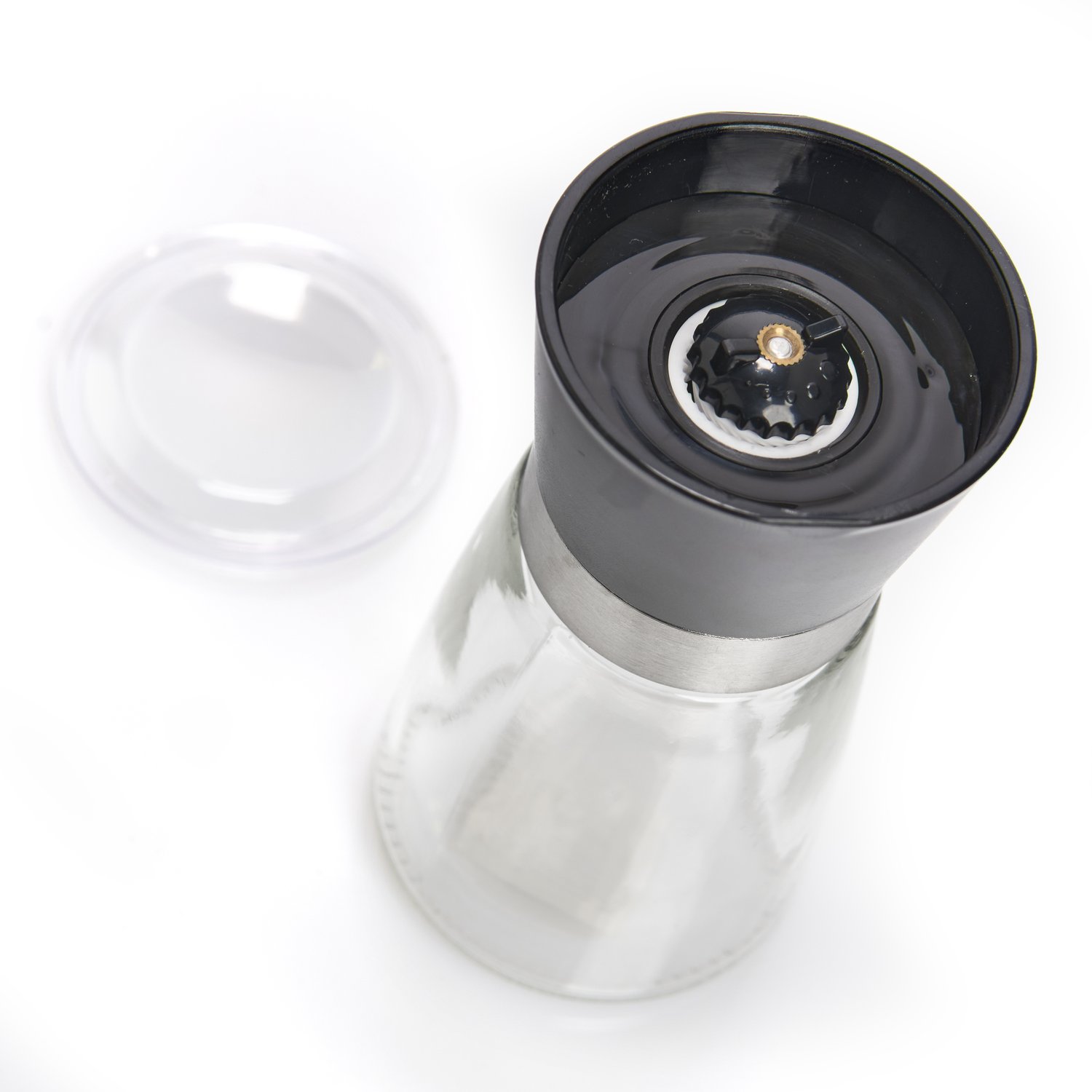 zeller-present-k-che-salz-pfefferm-hle-glas-edelstahl image 3