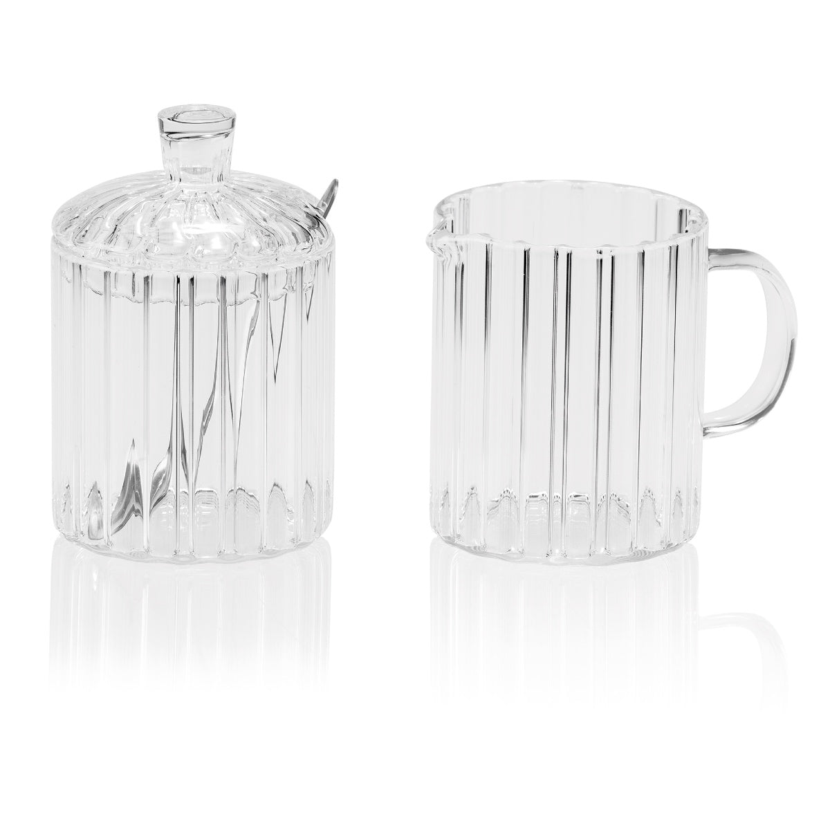 andrea-house-zuckerdose-milchkanne-glas-set image 5