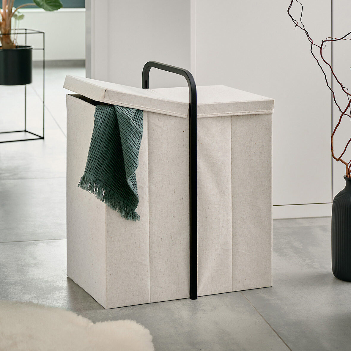 zeller-present-w-schesammler-polyester-bambus-creme image 4