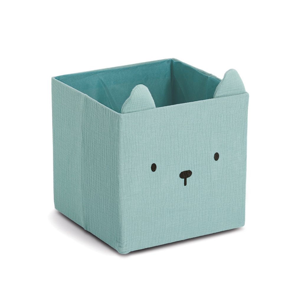 zeller-present-kids-aufbewahrungsbox-b-r-musselin-mint image 1