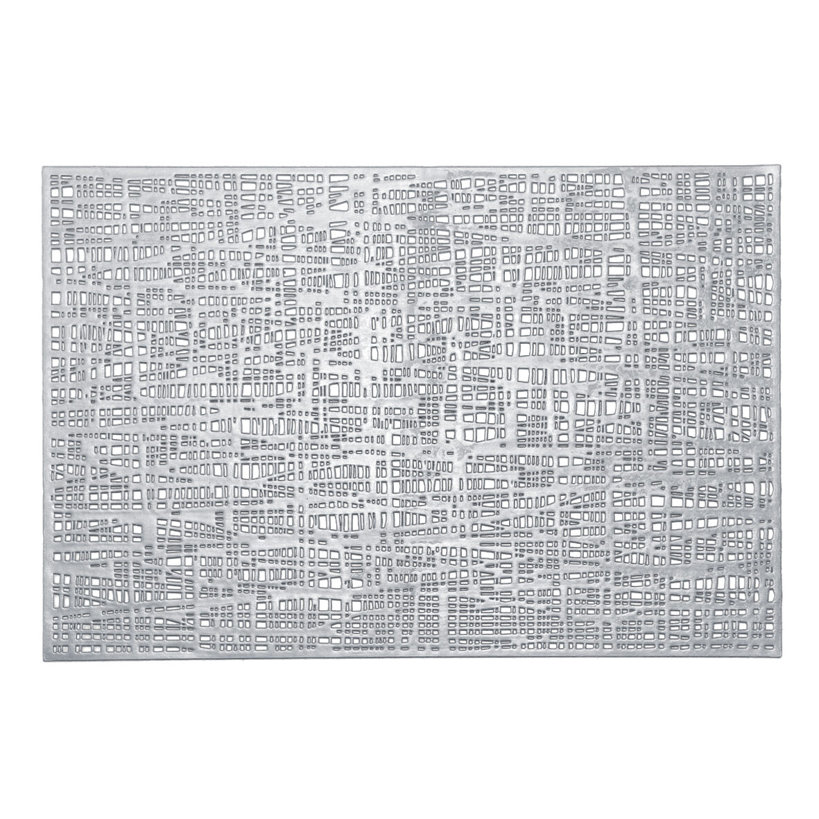 zeller-present-table-platzset-scribble-kunststoff-silber-pvc image 1