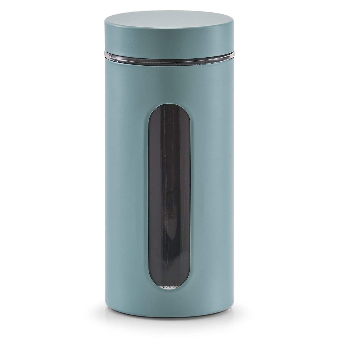 zeller-present-k-che-vorratsglas-1200-ml-eukalyptus image 1