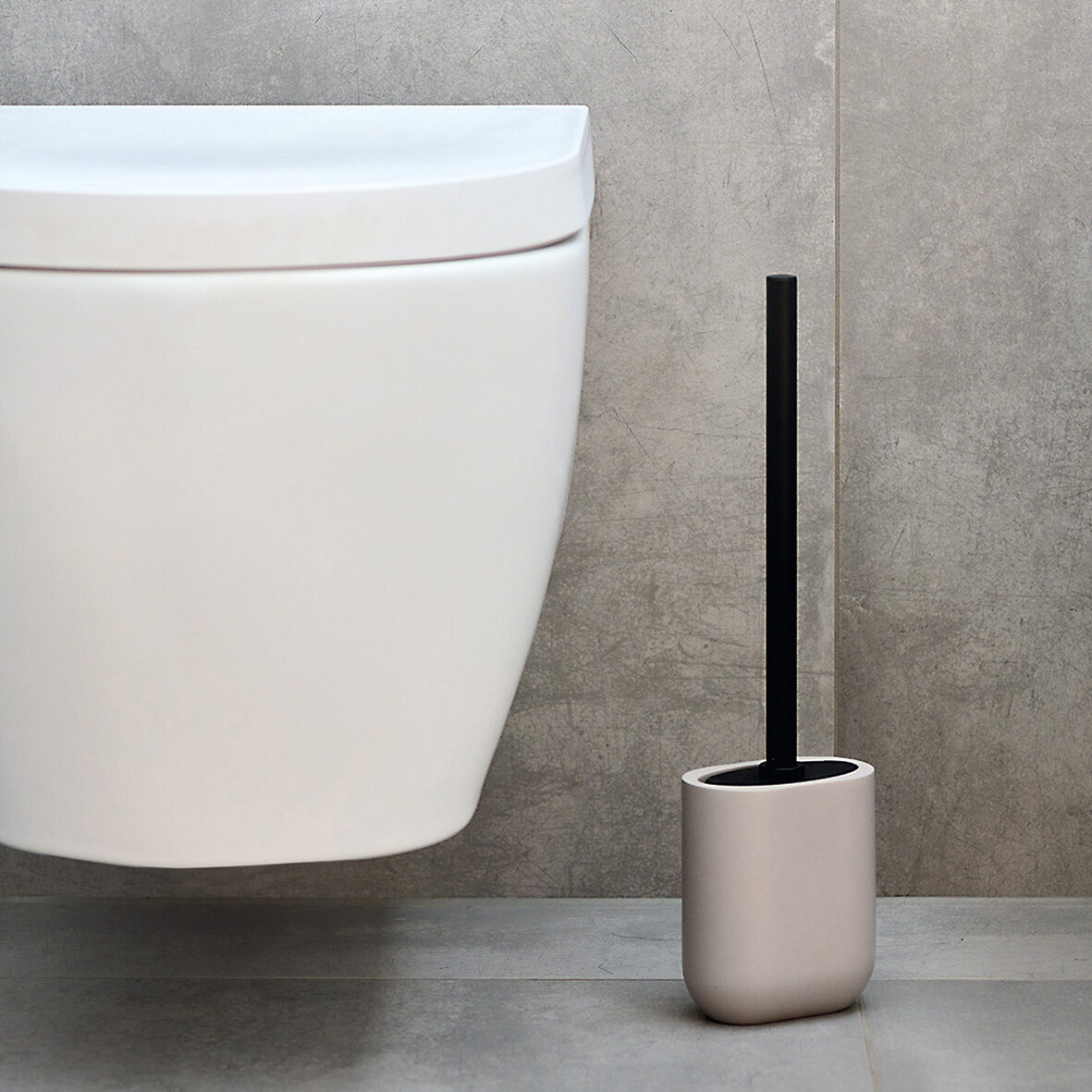 zeller-present-wc-b-rste-polyresin-edelstahl-greige image 5