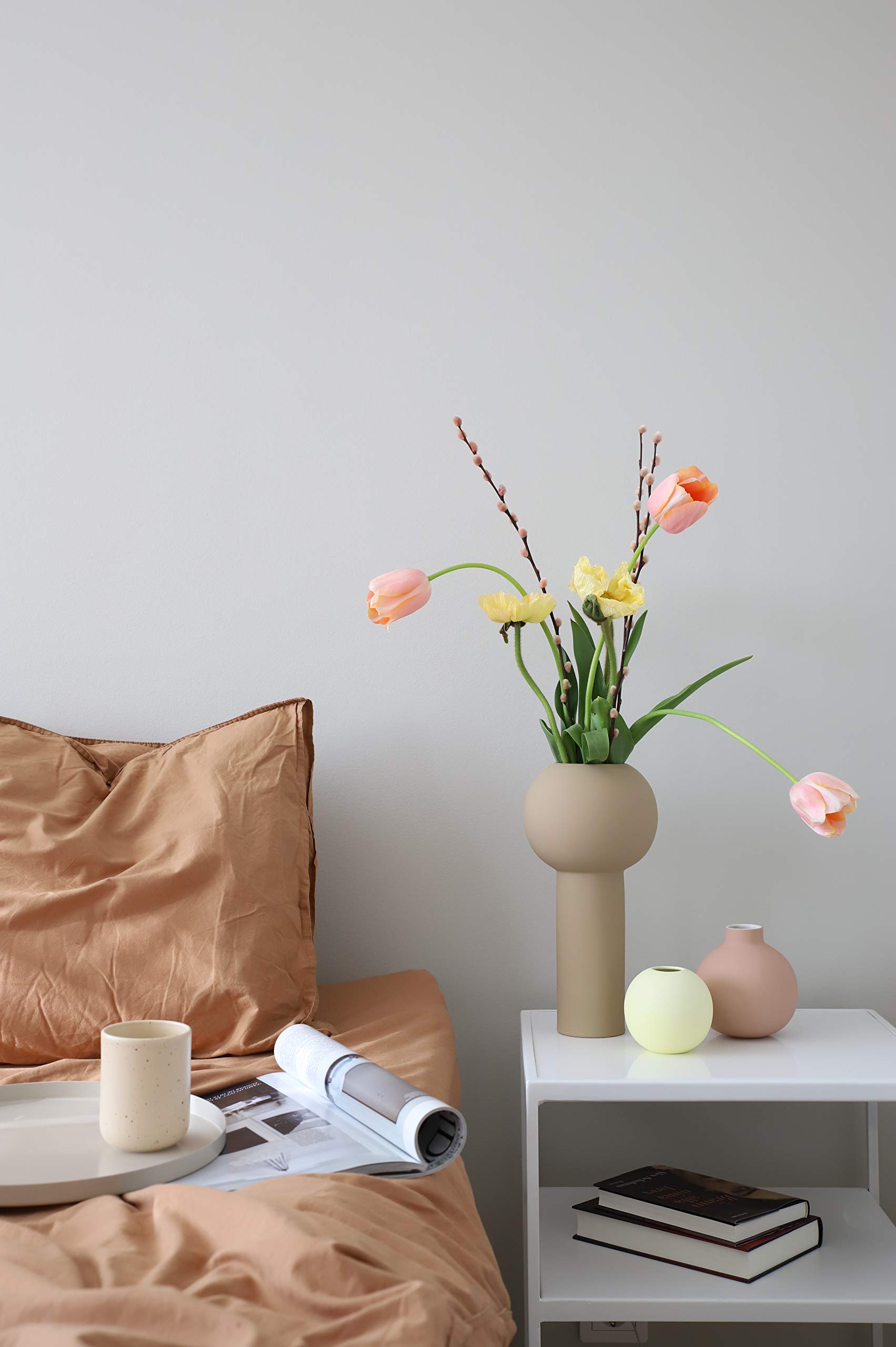 cooee-design-vase-keramikvase-12-cm-cafe-au-lait-matt image 5