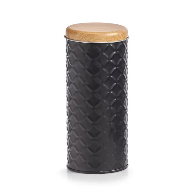 zeller-present-k-che-scandi-vorratsdose-680-ml-schwarz image 1