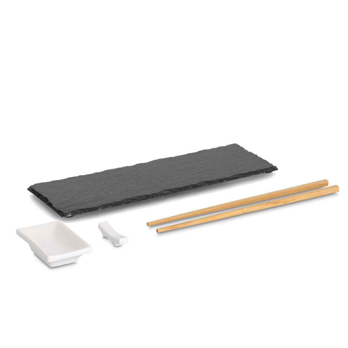 zeller-present-home-sushi-set-4-tlg-schiefer-keramik-bambus image 3