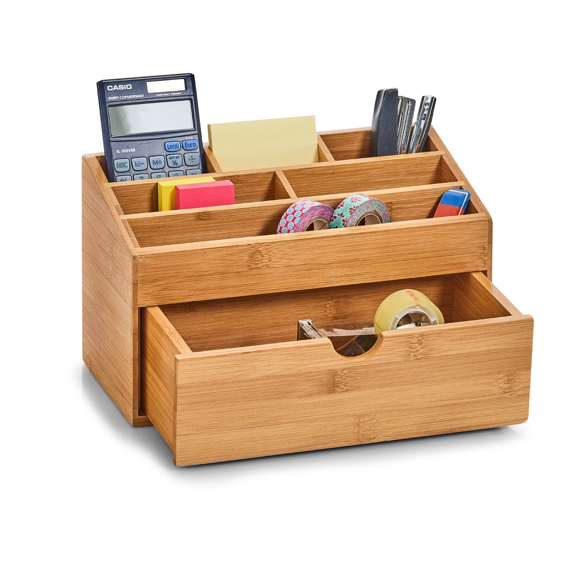 zeller-present-home-living-organizer-bambus-schubfach-6-f-cher image 4