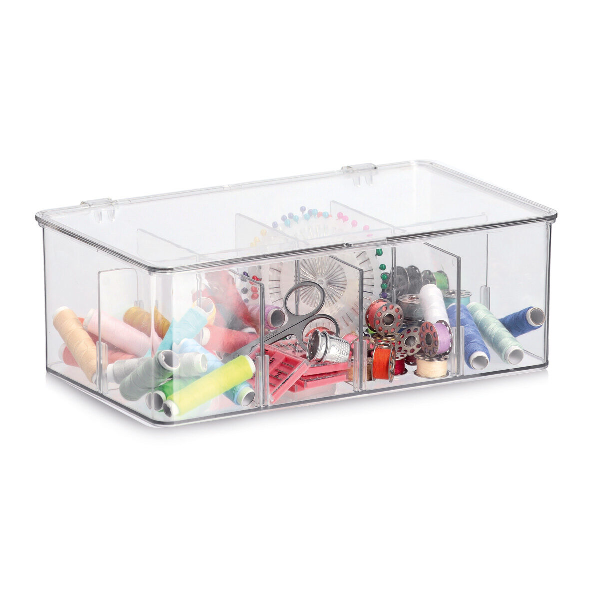 zeller-present-home-organizer-8-f-cher-kunststoff-klar image 4