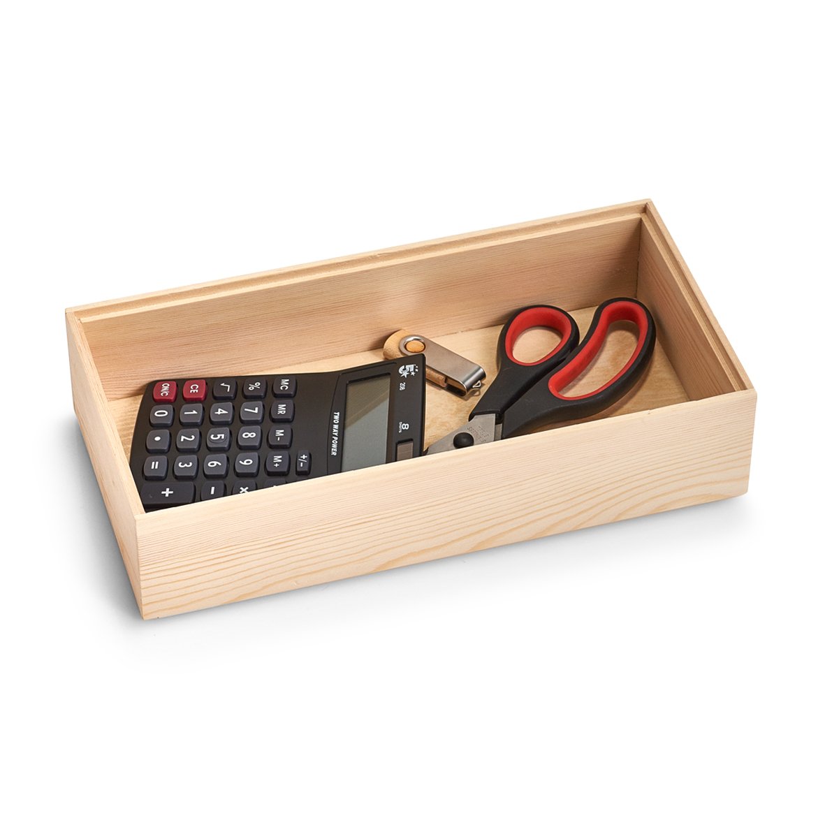 zeller-present-ordnungsbox-kiefer-holz-stapelbar image 5