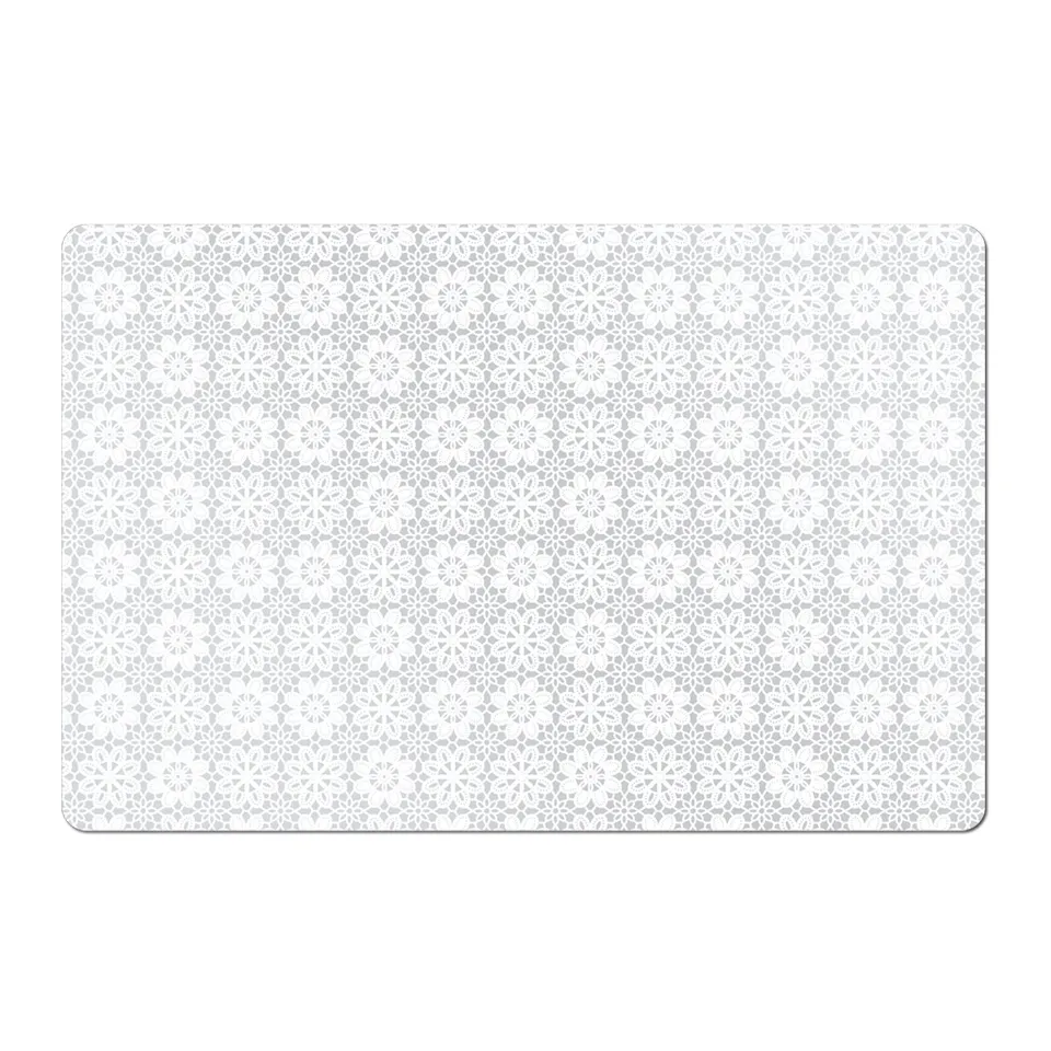 zeller-present-table-flowers-platzset-kunststoff-wei image 1