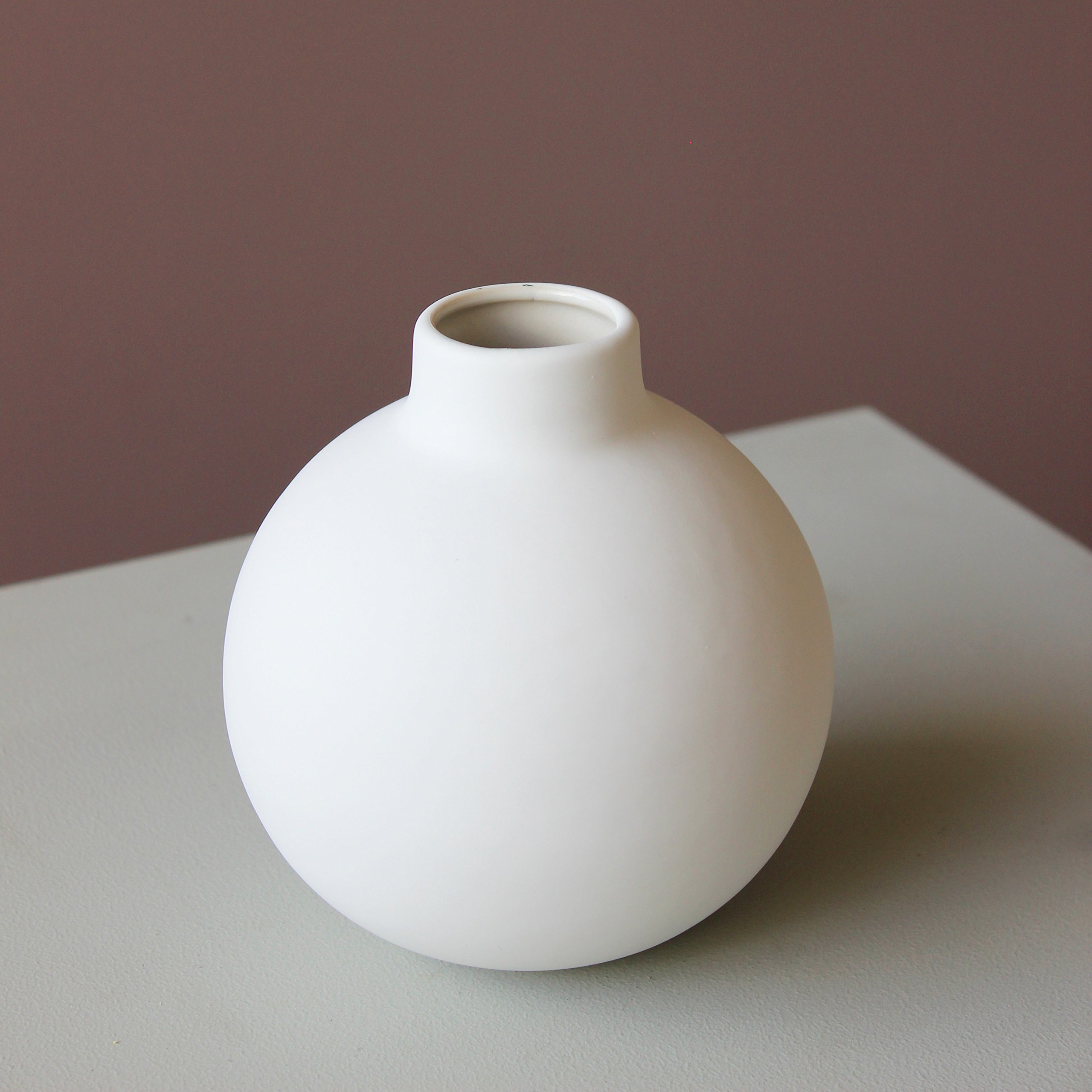 cooee-design-collar-vase-keramikvase-wei-12-cm-matt image 5