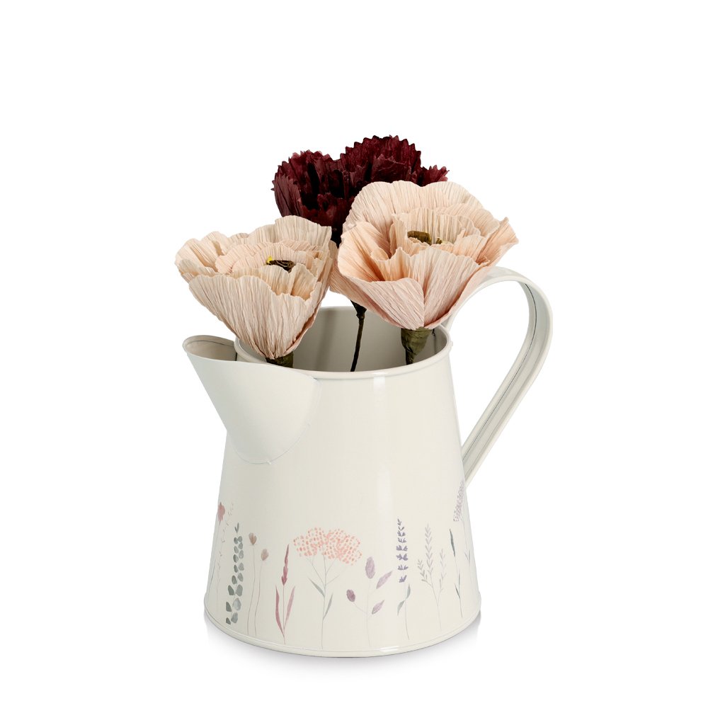 zeller-present-home-living-kanne-flowers-1500-ml-metall image 3