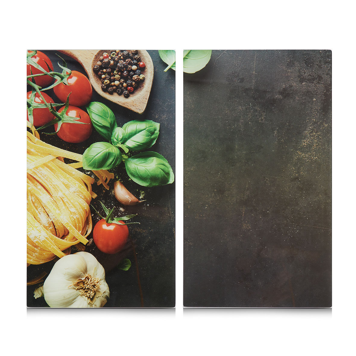 zeller-present-k-che-herdabdeckplatten-pasta-2-tlg-glas image 1