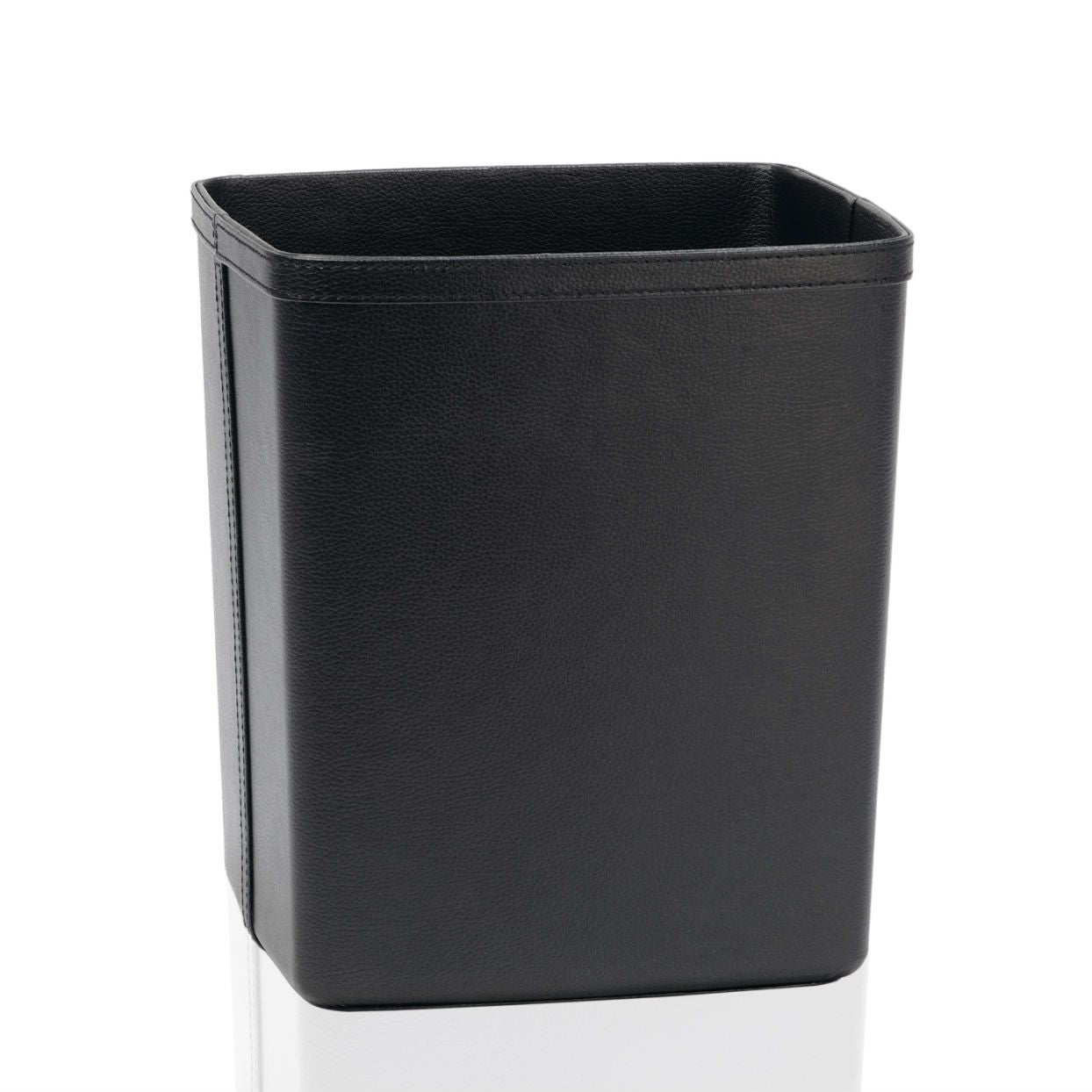 andrea-house-ba-o-papierkorb-schwarz-leder-optik-b-ro image 1