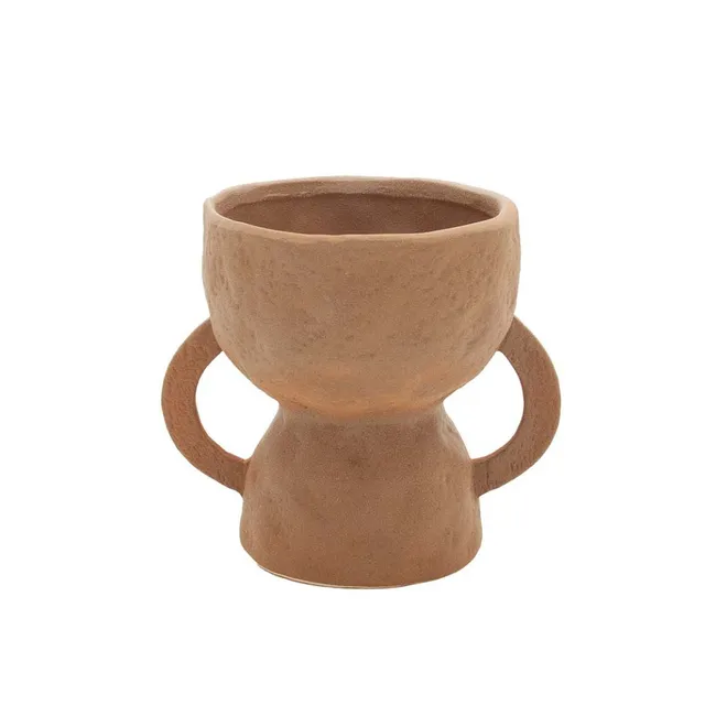 andrea-house-migori-vase-keramik-braun image 1