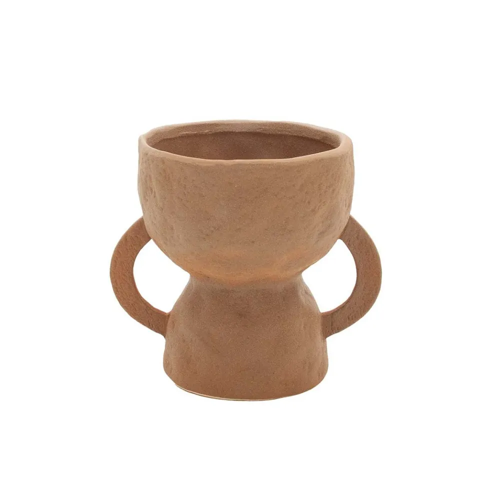 andrea-house-migori-vase-keramik-braun image 1