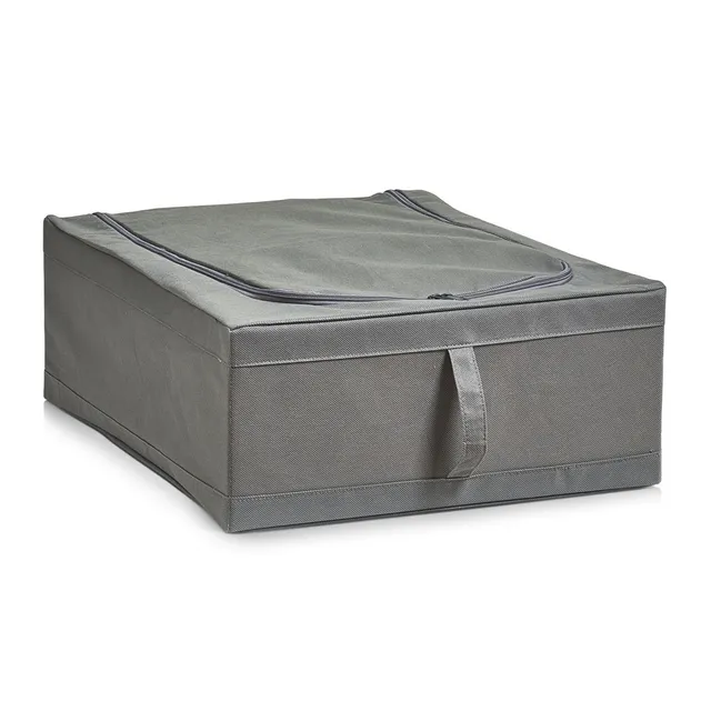 zeller-present-home-living-aufbewahrungsbox-vlies-grau-mit-deckel image 1