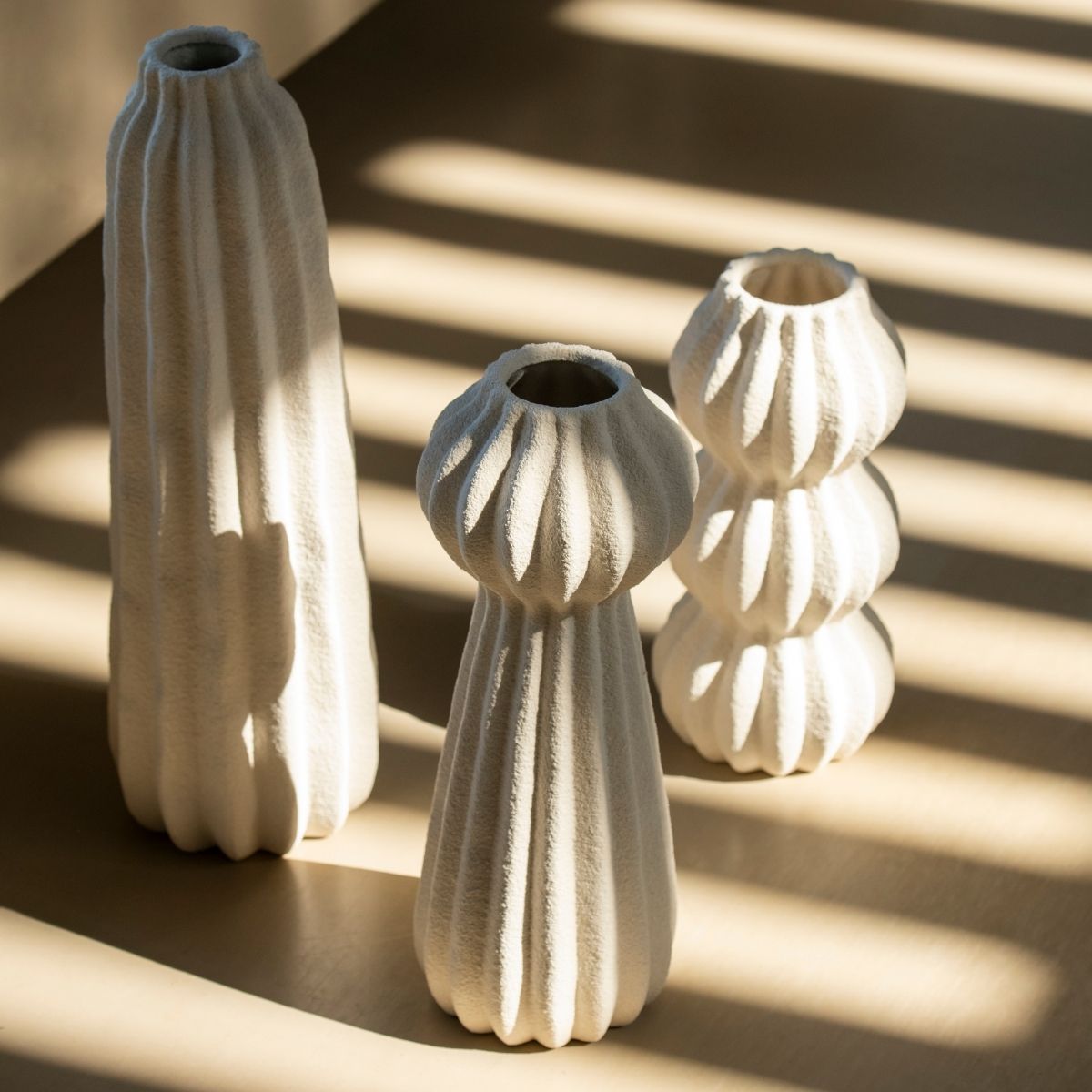andrea-house-kaduna-vase-keramik-30-5-cm-beige-deko image 4