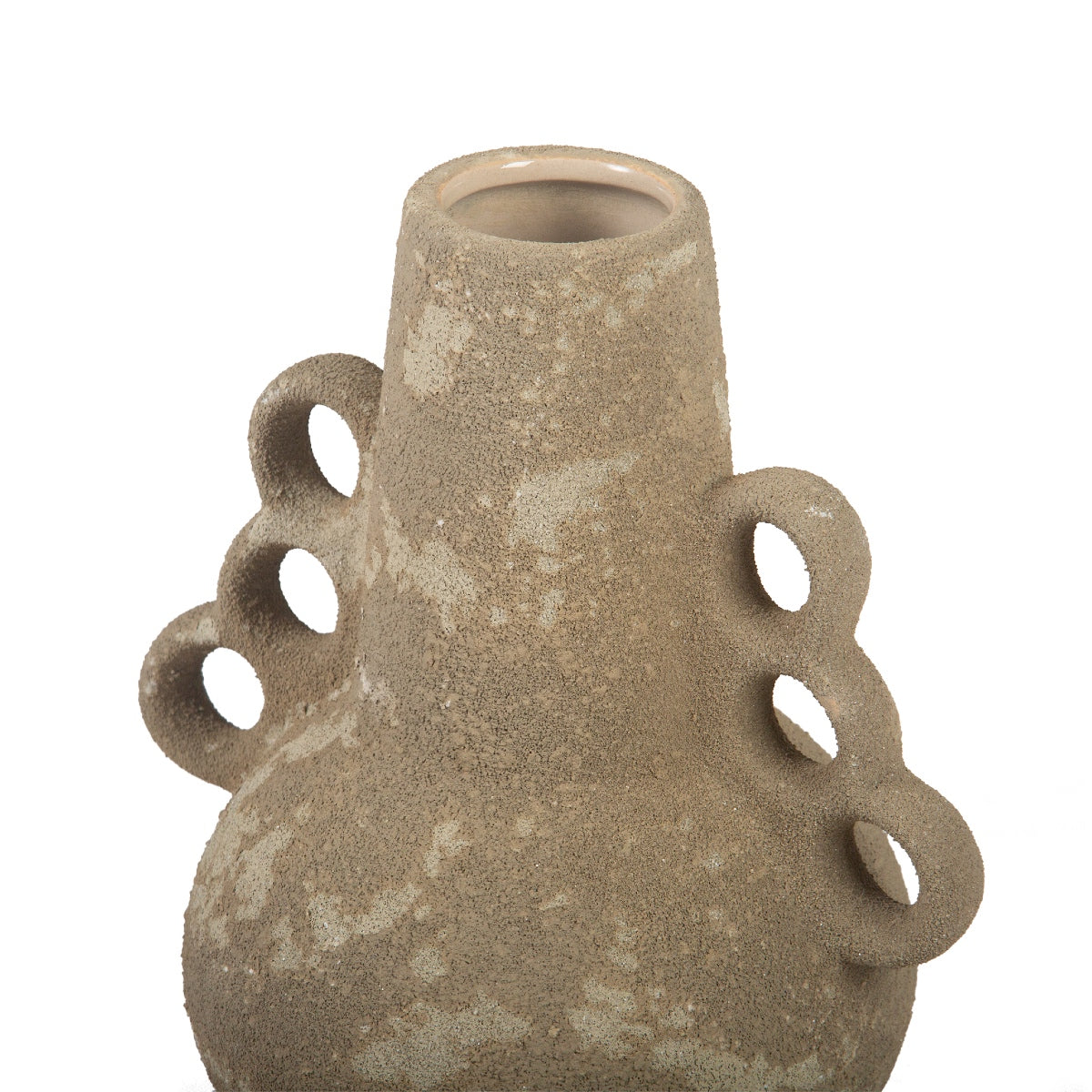 andrea-house-atacama-vase-keramik-braun-19-cm image 3