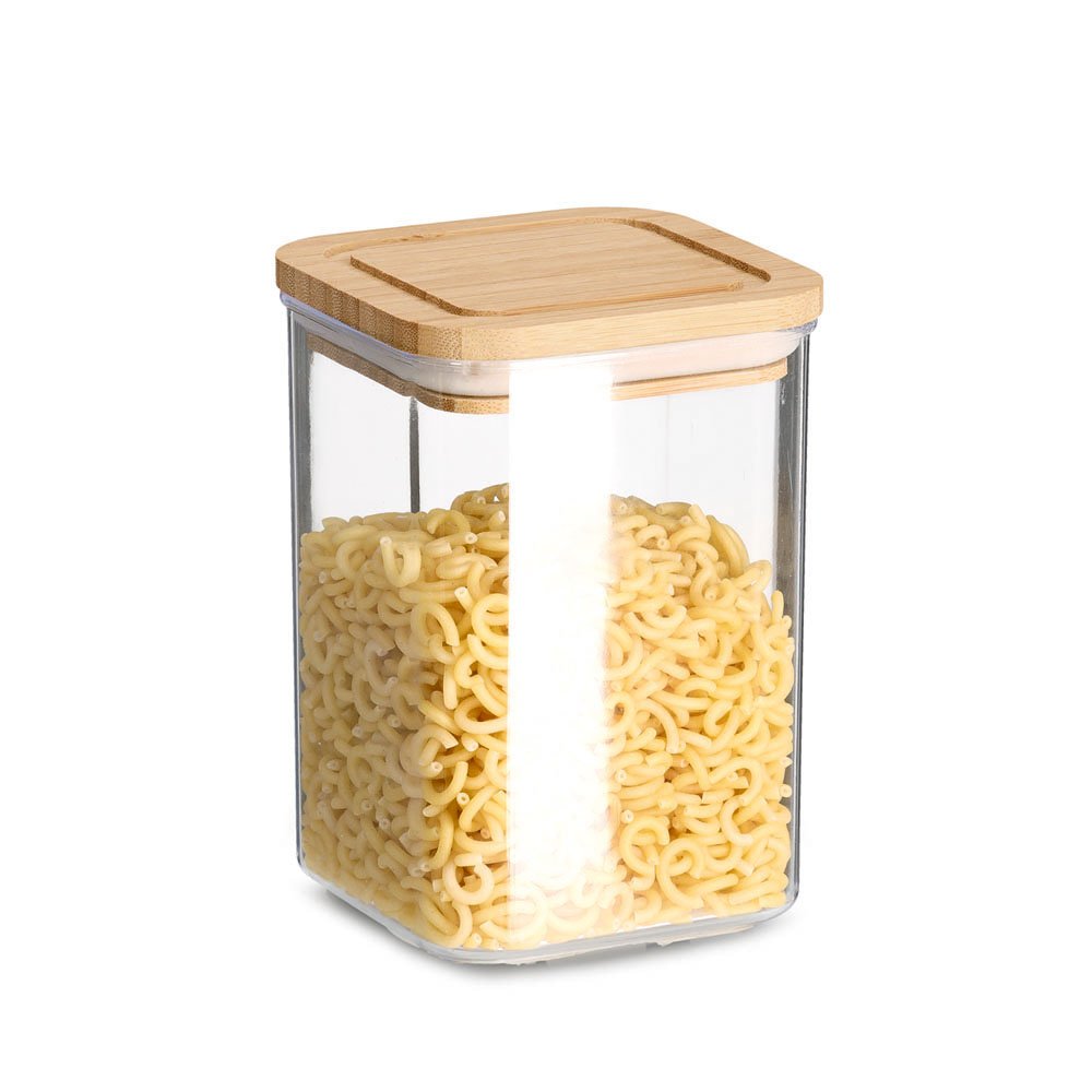 zeller-present-k-che-vorratsdose-800-ml-bambusdeckel-stapelbar image 2