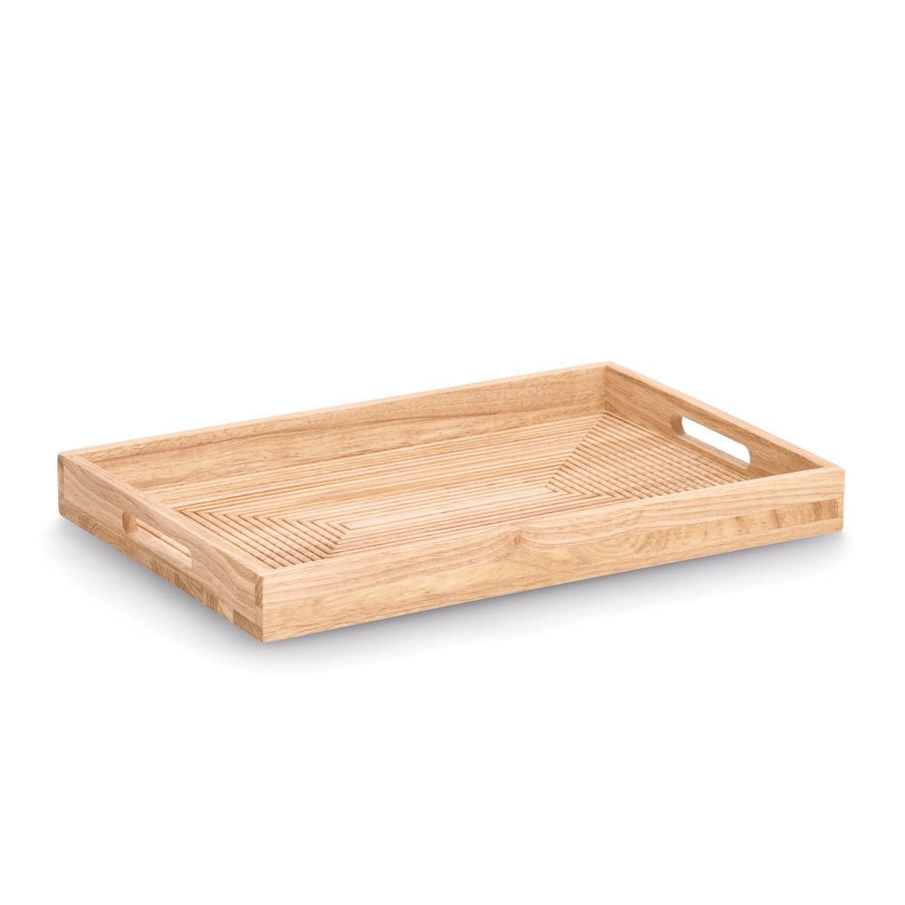 zeller-present-table-serviertablett-stripes-gummibaum-45-7-cm image 1