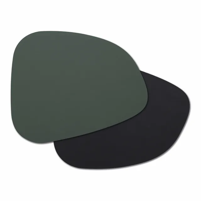 zeller-present-table-platzset-2-tone-kunstleder-schwarz image 1