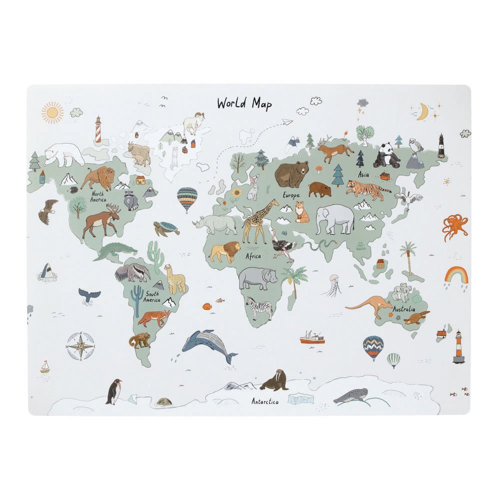 zeller-present-office-schreibtischunterlage-world-kunststoff image 1