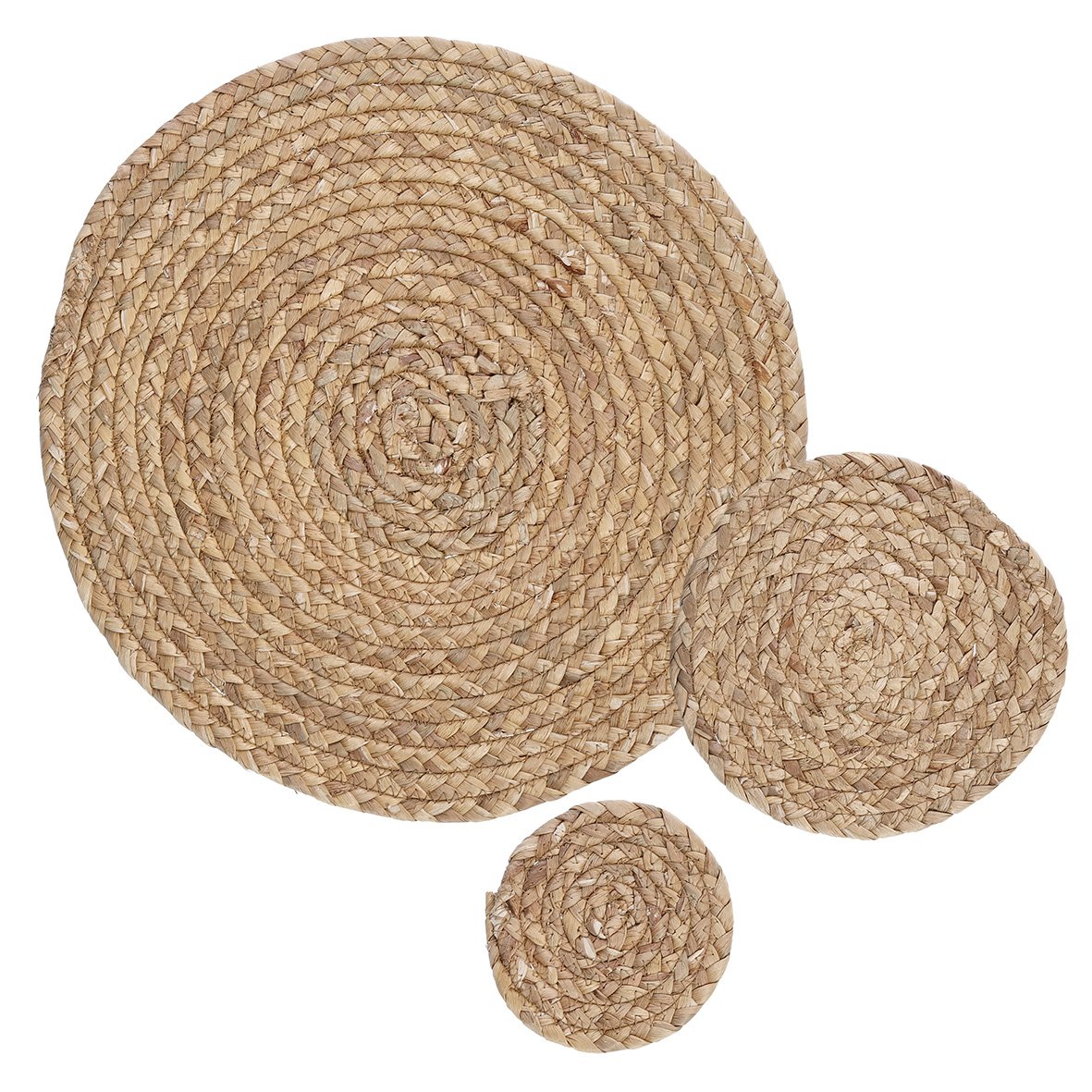 zeller-present-table-platzset-wasserhyazinthe-natur-38-cm-rund image 2