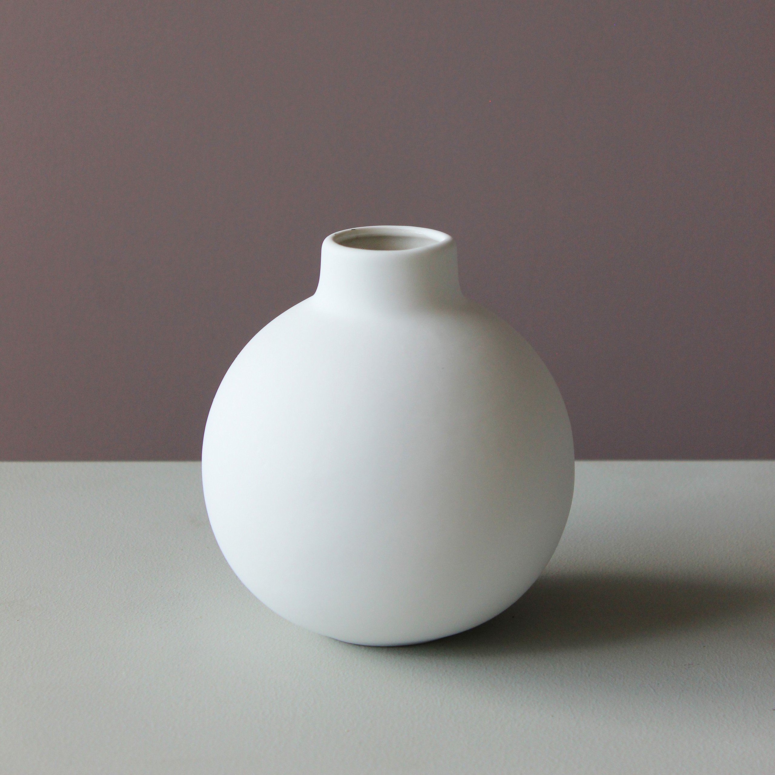 cooee-design-collar-vase-keramikvase-wei-12-cm-matt image 3