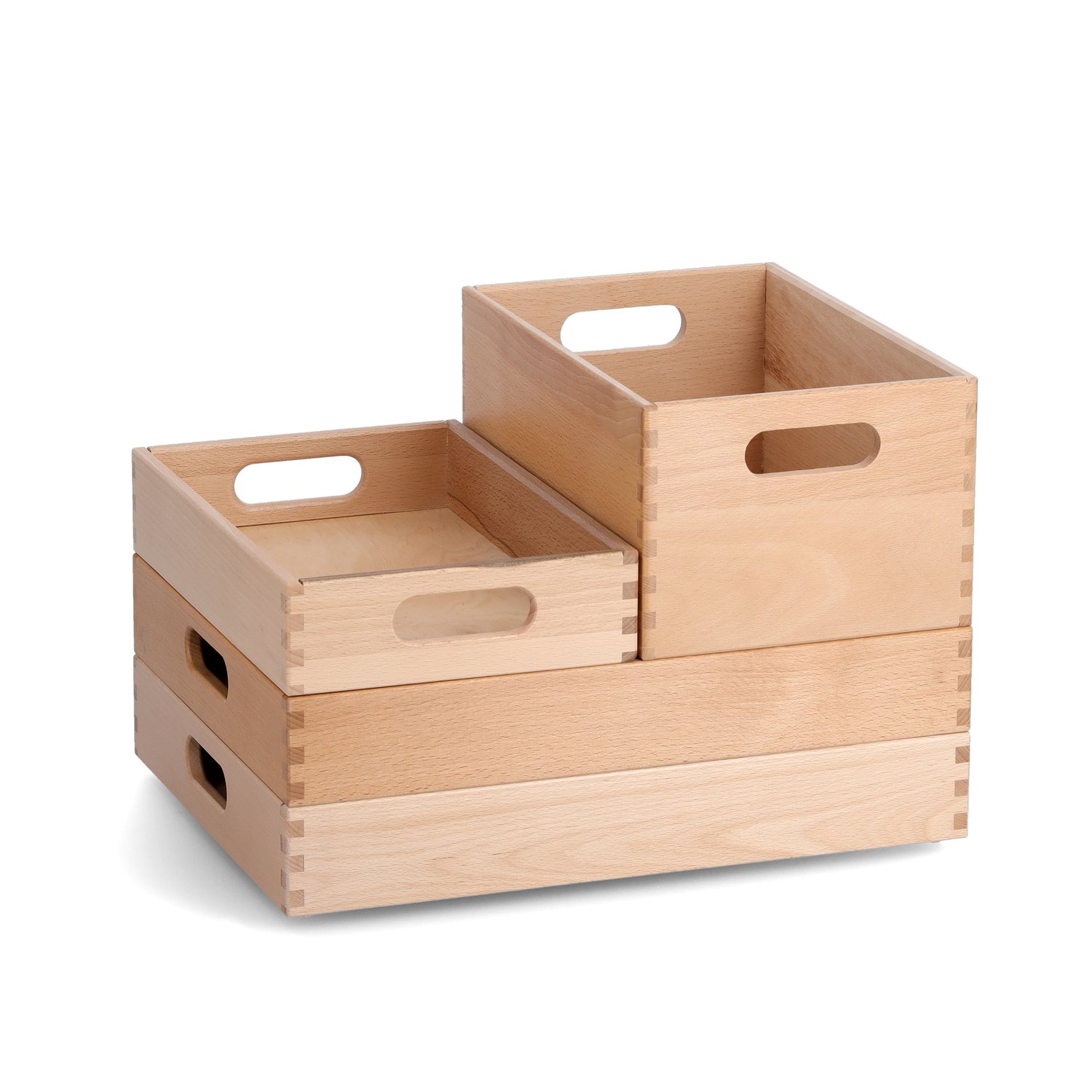 zeller-present-home-allzweckkiste-buche-lackiert-stapelbar image 6