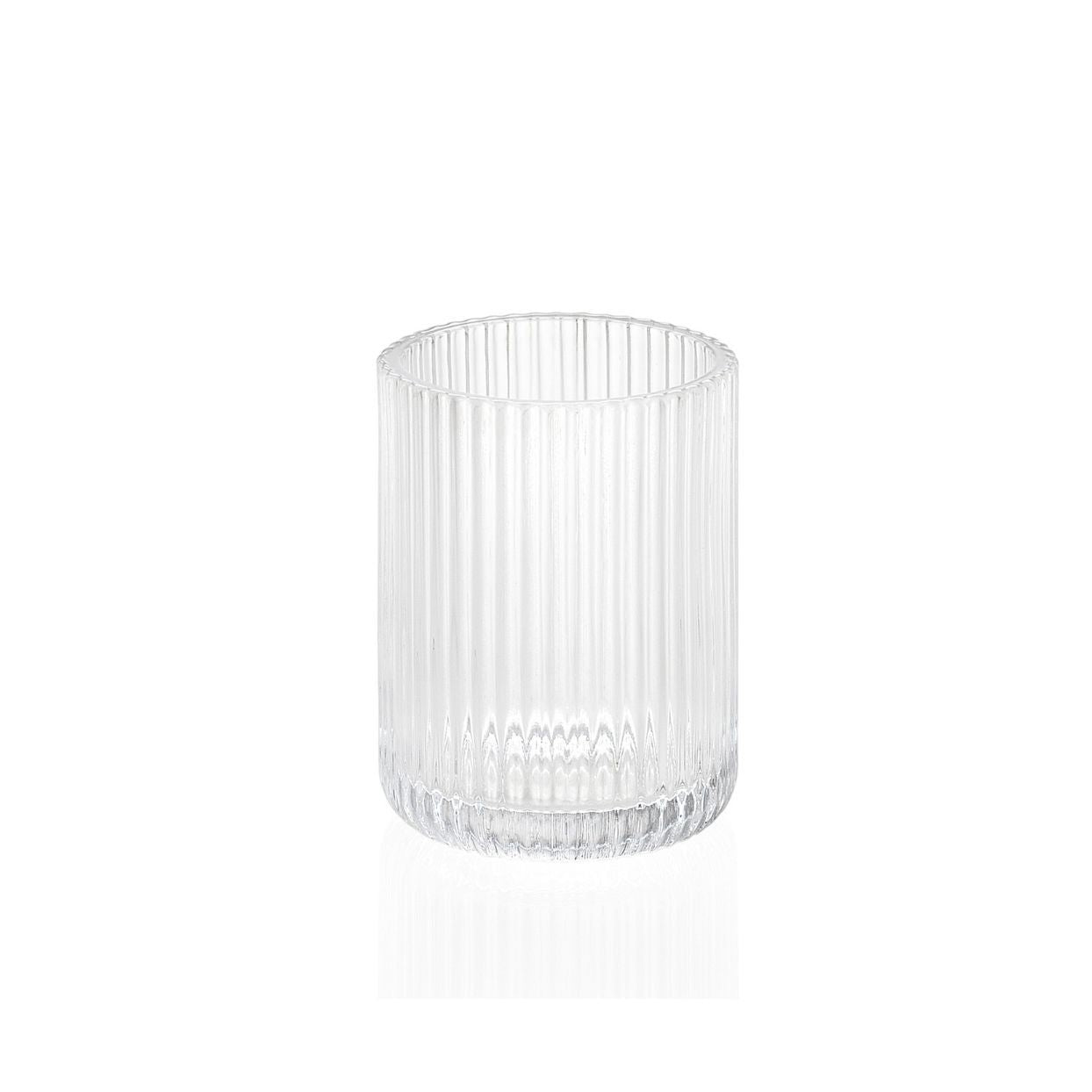andrea-house-zahnputzbecher-glas-klassisch-bad image 1