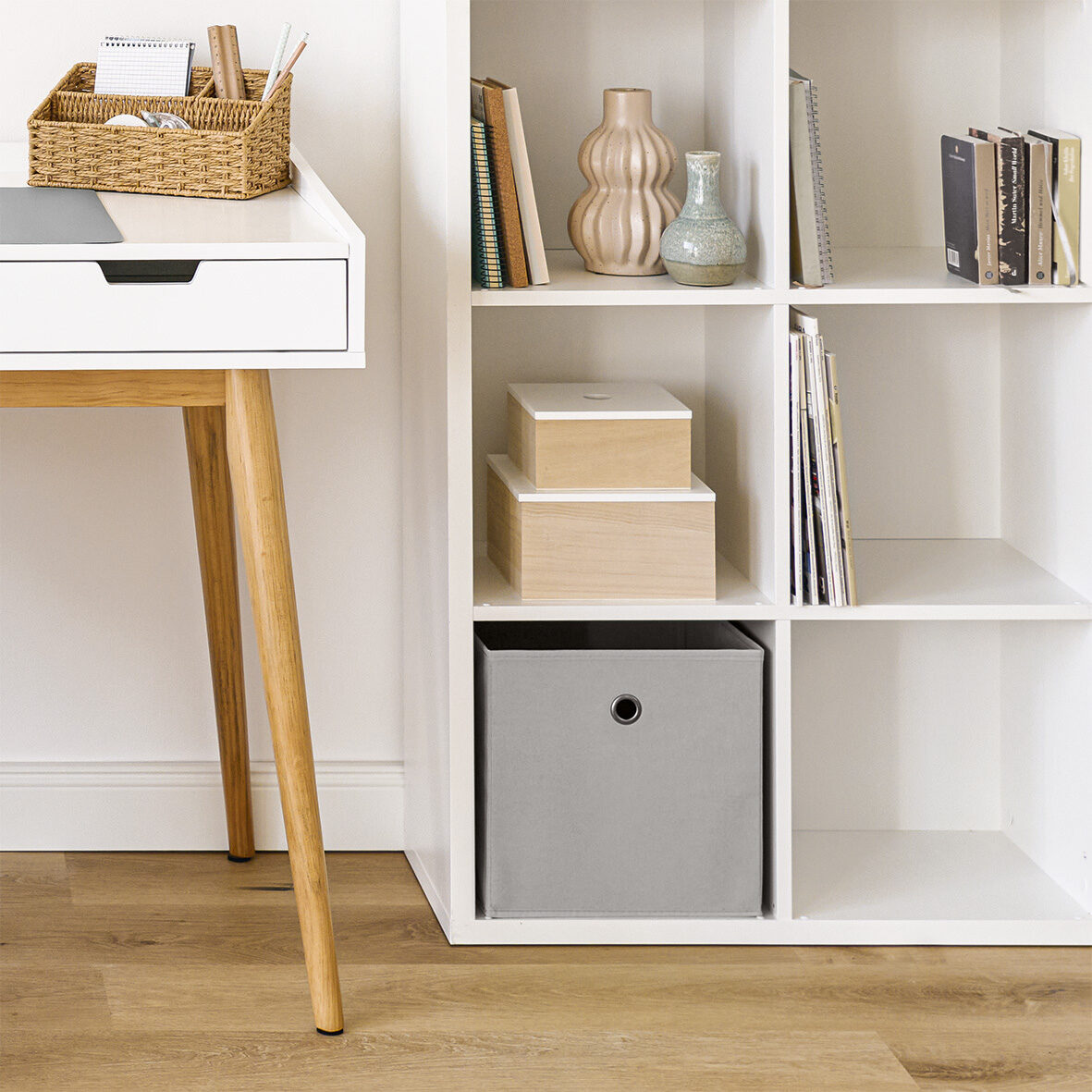 zeller-present-home-living-aufbewahrungsbox-vlies-grau-2 image 3