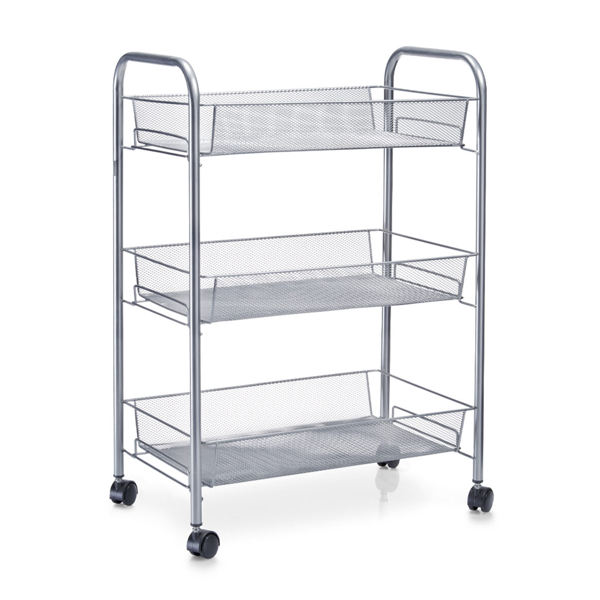 zeller-present-home-living-rollwagen-mesh-servierwagen-3-etagen image 1