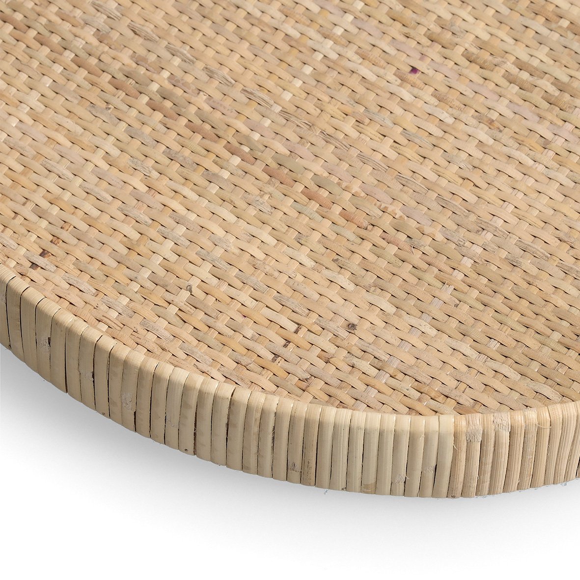 zeller-present-table-dekotablett-nature-rattan-40-cm-rund image 2