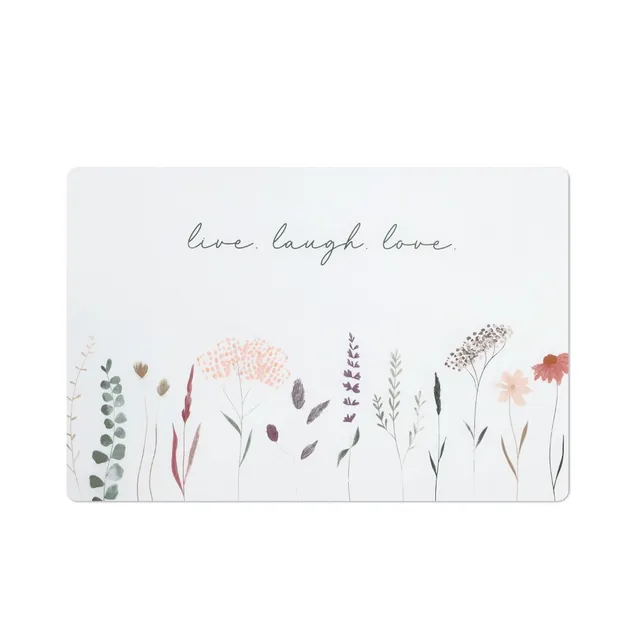 zeller-present-table-platzset-flowers-kunststoff-floral image 1