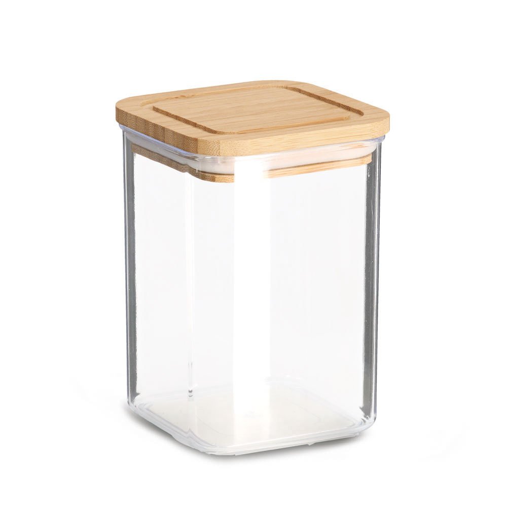 zeller-present-k-che-vorratsdose-800-ml-bambusdeckel-stapelbar image 1