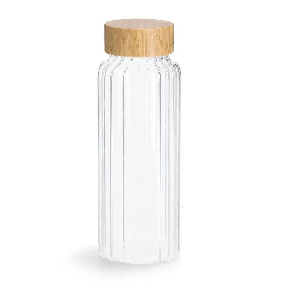 zeller-present-k-che-glasflasche-1000-ml-bambusdeckel image 1