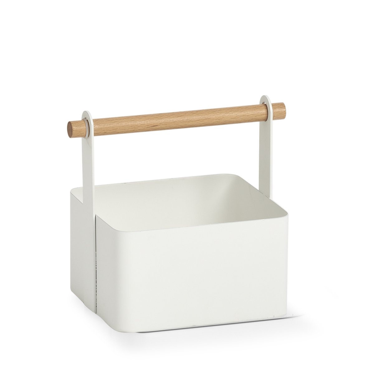 zeller-present-tragekorb-metall-buche-wei-scandi image 1